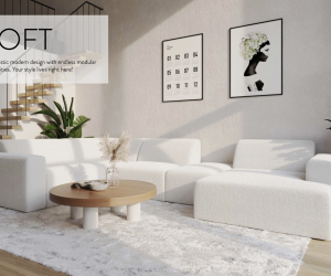 Diivan LOFT (Nurgaga) (Modulaarne)